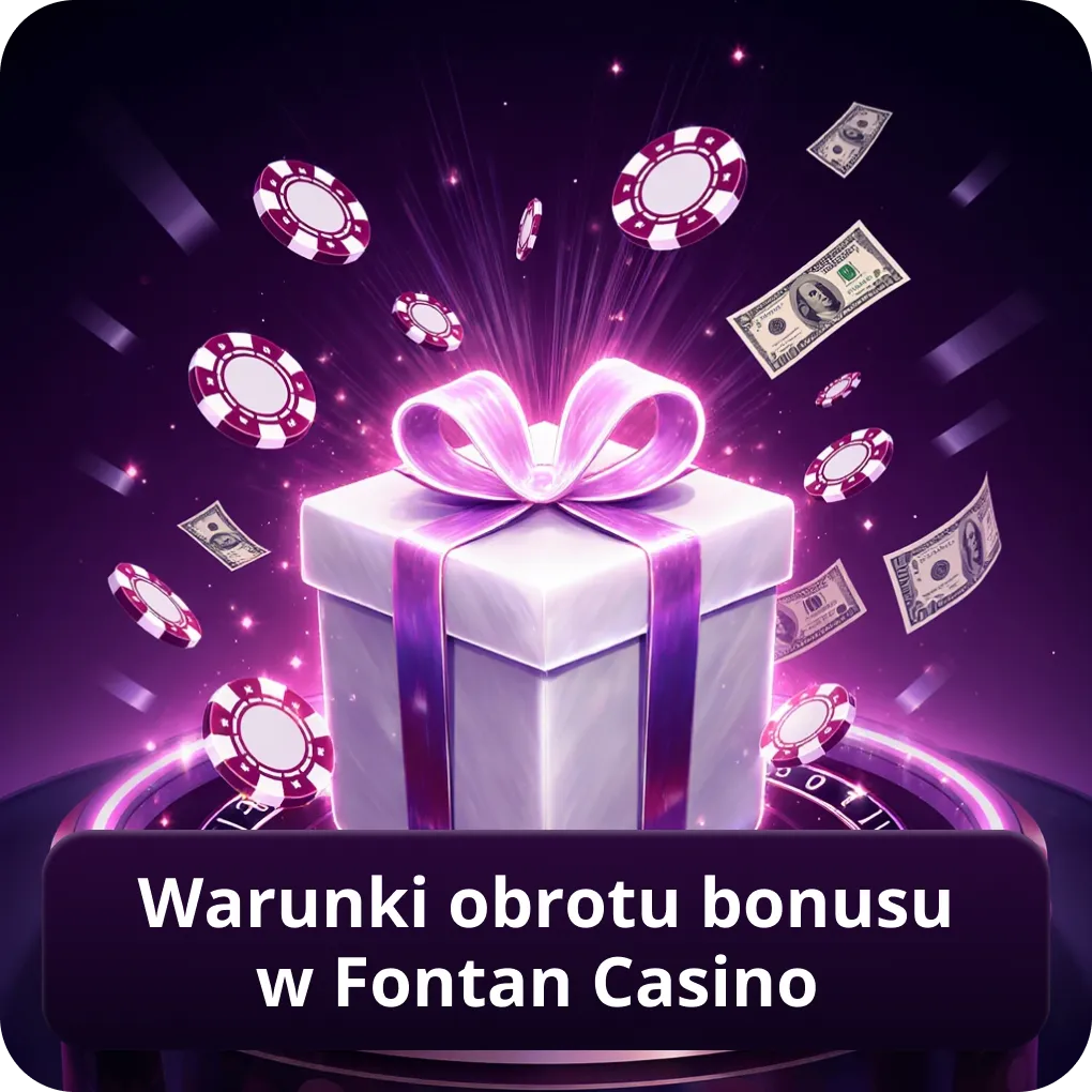 Warunki obrotu bonusu w Fontan Casino