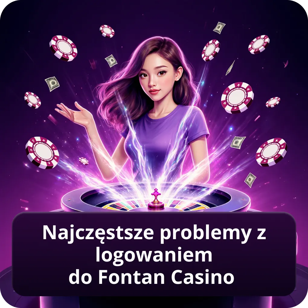 Najczęstsze problemy z logowaniem do Fontan Casino