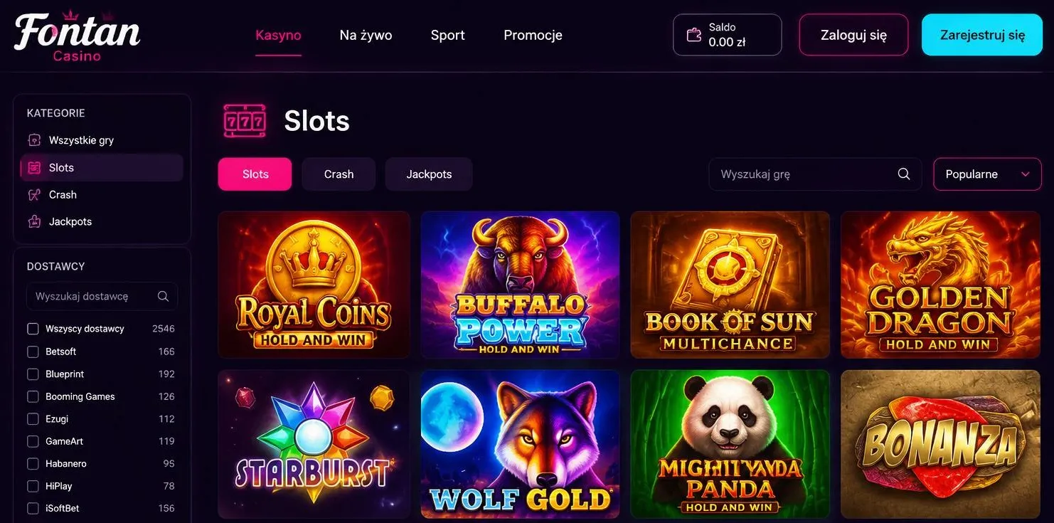 Jak zarejestrować konto w Fontan Casino